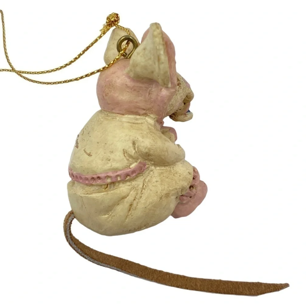 Baby's First Christmas Pink Girl Baby Mouse